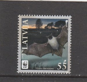 Latvia  Scott#  706  MNH (2008 Pond Bat)