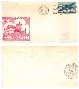 United States, District of Columbia, First Flight, Spain, Foreign Destinations