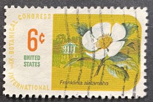 US #1379 Used F/VF 6c Botanical Congress: Franklinia Alatamaha 1969 [G3.1.2]