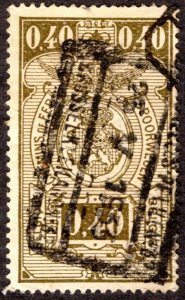 1923, Belgium 0,40Fr, Used, Sc Q144