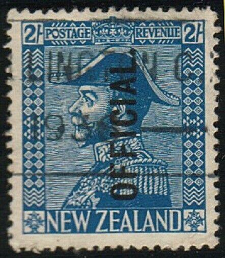 NEW ZEALAND OFFICIAL 1925 Admiral 2/- used ACS cat NZ$200..................72164