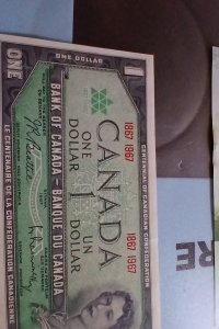 Canada.1967.1 dollar.uncirculated.