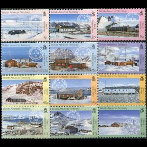 BR.ANTARCTIC TERR. 2003 - Scott# 330-41 Bases Set of 12 NH