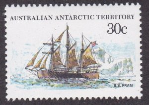 Australian Antarctic Territory # L46, Ship S.S. Fram NH 1/3 Cat.