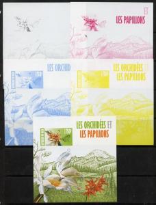 Niger Republic 2013 Orchids & Butterflies #1 m/sheet ...