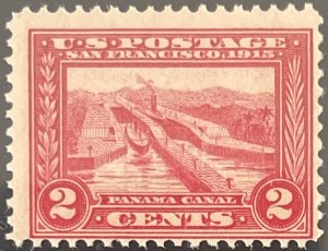 Scott #398 1913 2¢ Panama-Pacific Exposition Panama Canal perf. 12 MNH OG