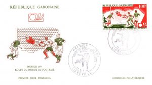 Gabon, Worldwide First Day Cover, Sports