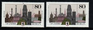 Germany Berlin  1496 + 9n536  MNH cat $ 4.00