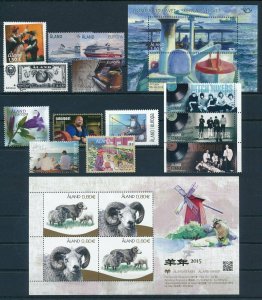 Aland Åland 2014 Complete Year Set MNH