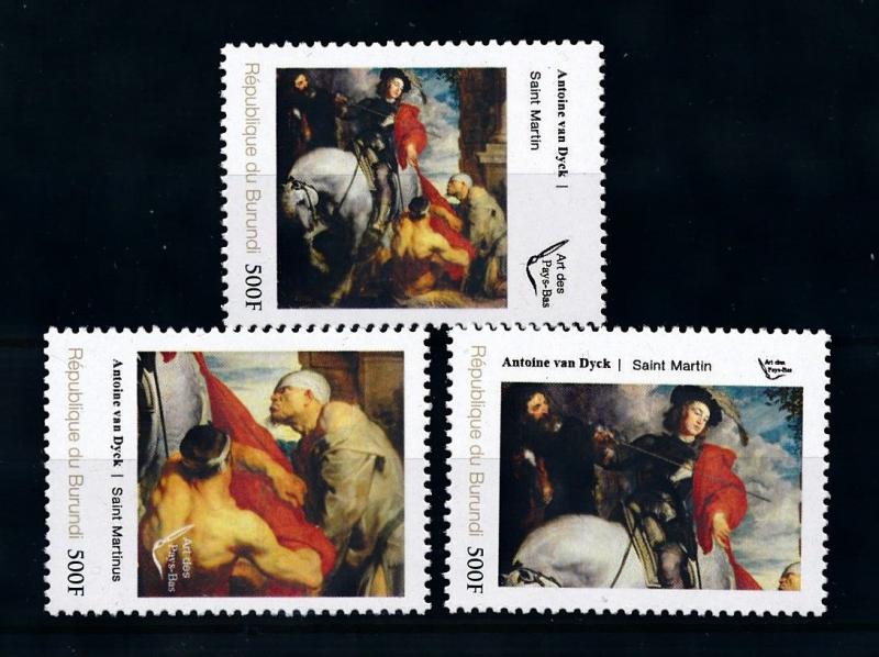 [76728] Burundi 2012 Painting Antoine van Dyck Saint Martin  MNH