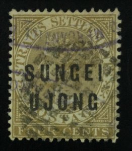 MOMEN: MALAYA NEGRI SUNGEI UJONG SG #15 1882-4 USED £800 LOT #61920