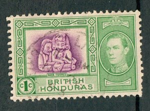 British Honduras #115 used single