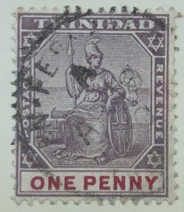 AlexStamps TRINADAD #76 VF Used 