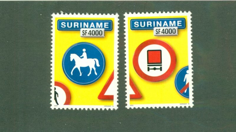 SURINAM 1311-12 MNH CV $15.50 BIN $8.00