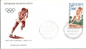 Upper Volta, Worldwide First Day Cover, Olympics