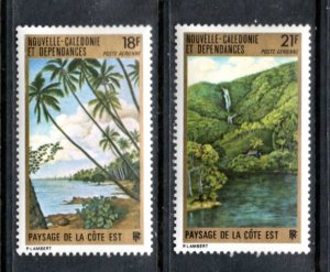 NEW CALEDONIA C97-8 MNH VF Palm trees, Waterfall SCV $7