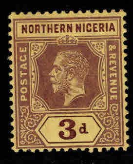 Northern Nigeria Scott 43  MH*, Multiple Crown CA wmk