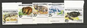 Dominican Republic 835 C314-17 MNH FAUNA Q687