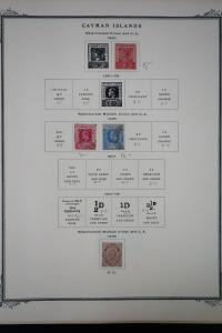 Cayman Islands 1900 to 1962 Stamp Collection 