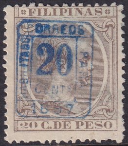 Philippines 1897 Sc 183 MNG(*)