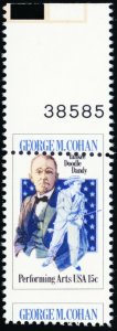 1756, HUGE Misperforation Error 15¢ George M Cohan Mint NH --- Stuart Katz