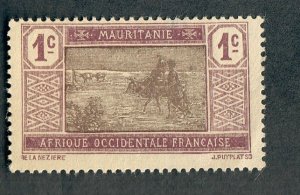 Mauritania #18 Mint Hinged single