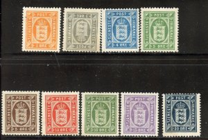 Denmark # O16-24, Mint Hinge Remain.