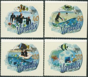 Vanuatu #945-948 Underwater Post Office Stamps 2008 Mint LH