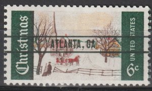 U.S.  Scott# 1384 1969 VF MNH Atlanta, GA Precancel