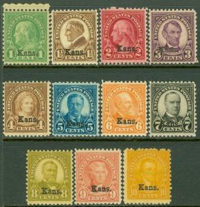 EDW1949SELL : USA 1929 Scott #658-68 Complete set. Mint NH. Fresh. Catalog $431.