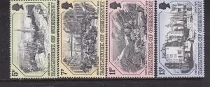 GUERNSEY 157-60 MNH 1978 19th Century Prints