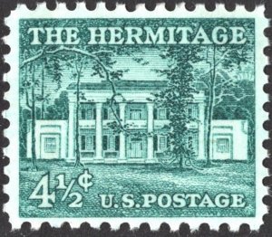 SC#1037 4½¢ The Hermitage Single (1959) MNH