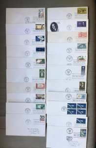 US FDCs Collection 1959-67 - 130+ different.