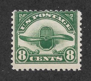 C4 MNH, 8c. Air Mail,  scv: $35,  FREE Insured Shipping