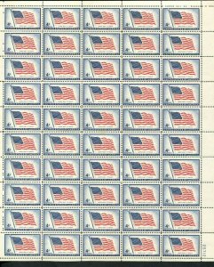 Old Glory Sheet of Fifty 4 Cent Postage Stamps Scott 1094