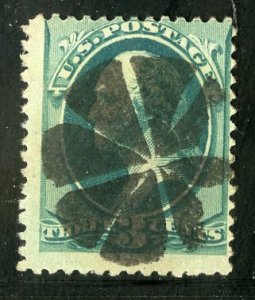 U.S. 184 USED FANCY CANCEL