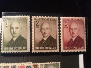 Turkey Scott #963-977 Mint Never Hinged Stamp Set!