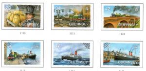 Guernsey Sc 899-04 2006 Brunel stamp set used