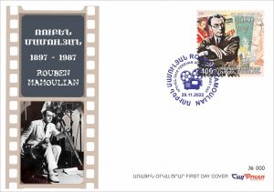 Armenia 2022 FDC Mi 1314 Rouben Mamoulian Armenian-American film-director