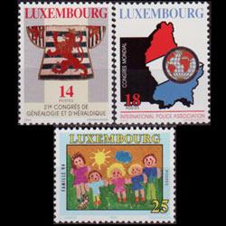 LUXEMBOURG 1994 - Scott# 912-4 Events Set of 3 NH