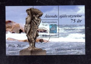 FINLAND-ALAND #137 1997 AUTONOMY, 75TH ANNIV. MINT VF NH O.G S/S