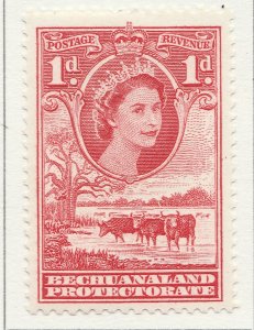 1955 BECHUANALAND PROTECTORATE 1d MH* Stamp A4P40F40016-