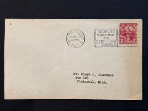 1927 Vermont Sesquicentennial FDC Sc# 643 Washington DC Slogan Cancel No Cachet