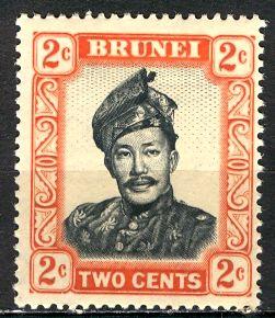 Brunei ; 1952: Sc. # 84: **/MNH Single Stamp