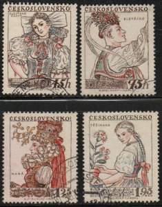 Czechoslovakia Sc #832-835 Used