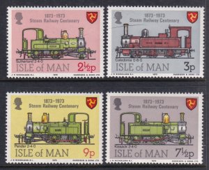 Isle of Man 29-32 Trains MNH VF