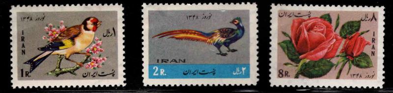 IRAN Scott 1505-1507 MNH** 1969 Novrooz set