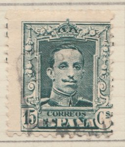 SPAIN 1922 15c Black Green Type II Used Stamp A29P4F30915-