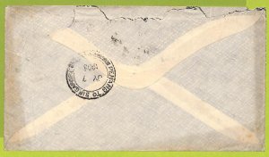 39914 - Postal History - TRAIN AMBULANT postmark on cover PENANG - SINGAPORE