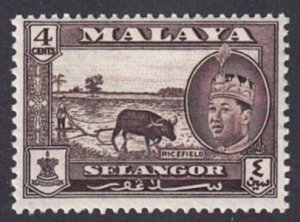 Malaya Selangor #104 MNH Single Stamp